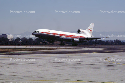 Trans World Airlines, Lockheed L-1011, Taking-off, TWA, April 1980, 1980s
