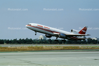 N11003, Trans World Airlines, Lockheed L-1011-1, Taking-off, TWA, 1981, RB211