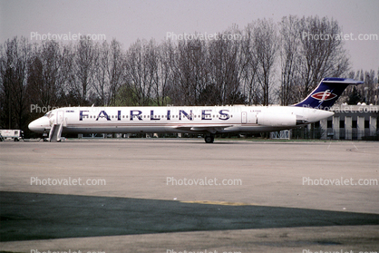 LX-FAB, Fairlines, McDonnell Douglas MD-81, JT8D-217, JT8D