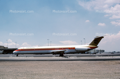 N809NY, Mcdonnell Douglas DC-9-82, (MD-82), Continental Airlines COA, JT8D