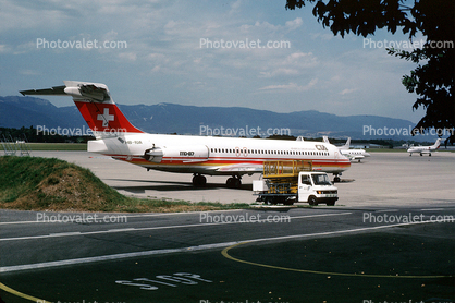 HB-IUA, McDonnell Douglas MD-87, JT8D-217C, JT8D