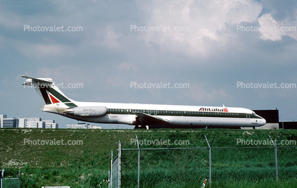 I-DATP, McDonnell Douglas MD-82, Alitalia Airlines, JT8D-217A/C, JT8D
