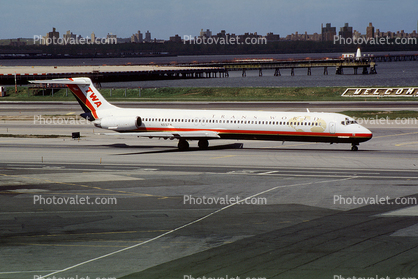N916TW, Trans World Airlines TWA, McDonnell Douglas MD-82, JT8D-217C, JT8D
