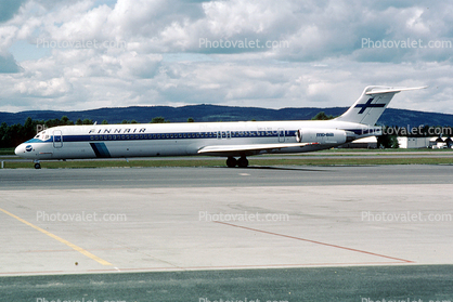 OH-LMH, Finnair, McDonnell Douglas MD-82, JT8D