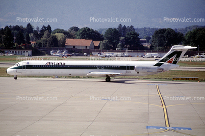 I-DAWH, McDonnell Douglas MD-82, Alitalia Airlines, Named Palermo, JT8D-217C, JT8D