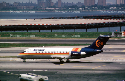 N1060T, Midway Airlines MDW, Douglas DC-9-15, JT8D-7B, JT8D