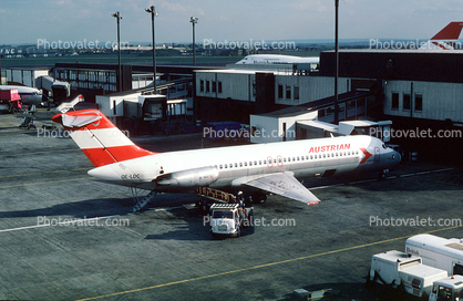 OE-LDC, McDonnell Douglas DC-9-32, Austrian Airlines AUA, JT8D