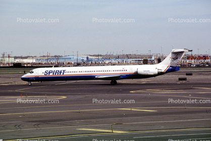 N802NK, McDonnell Douglas MD-82, Spirit Air NKS, JT8D