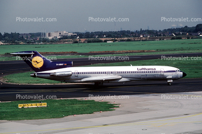 D-ABKF, Boeing 727, Lufthansa, Saarbrucken, JT8D