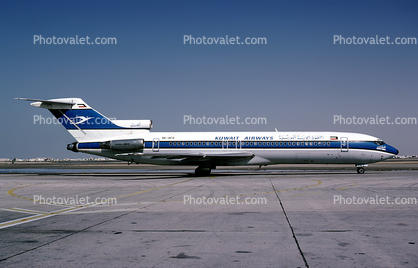 9K-AFD, Boeing 727-269, Kuwait Airways, JT8D, 727-200 series