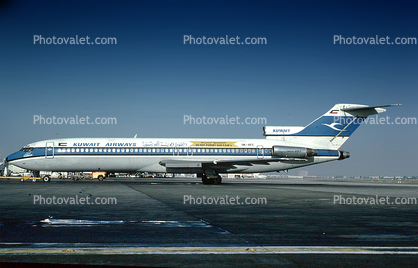 9K-AFC, Boeing 727-269, Kuwait Airways, Dubai, JT8D, 727-200 series