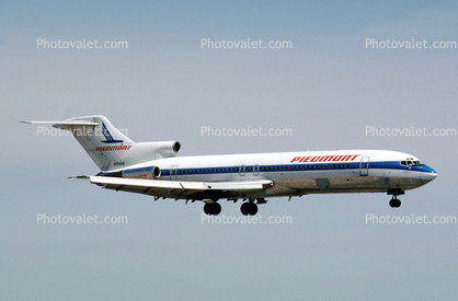 N754US, Piedmont Airlines PDT, Boeing 727-214, JT8D-17A s3, JT8D, 727-200 series