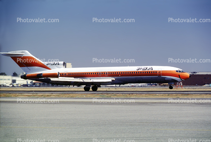 N530PS, Boeing 727-214, PSA, JT8D, JT8D-7B, 727-200 series