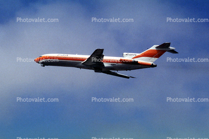 N536PS, Boeing 727-214, PSA, Pacific Southwest Airlines, Taking-off, JT8D-7B JT8D, 727-200 series