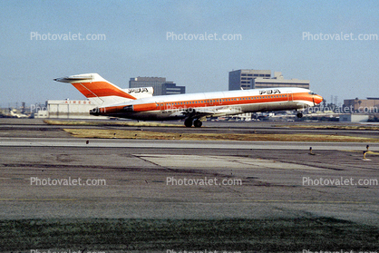 N532PS, Boeing 727-214, PSA, Pacific Southwest Airlines, Taking-off, 727-200 series, FN: 205, Smileliner