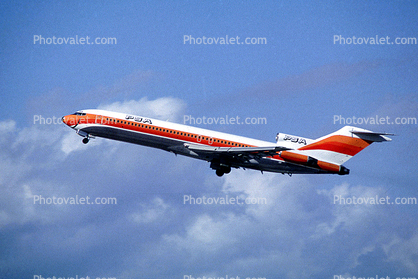 N552PS, Boeing 727-214, PSA, Pacific Southwest Airlines, Taking-off, JT8D, 727-200 series, Smileliner