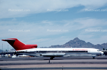 N287US, Boeing 727-251, Northwest Airlines NWA, JT8D, 727-200 series