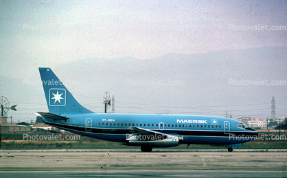 OY-MBW, Boeing 737-2L9, Maersk Airlines, 737-200 series