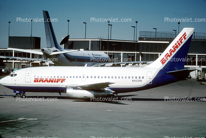 N4521W, Boeing 737-247, 737-200 series, Braniff, JT8D-17A(HK3), JT8D , JT8D