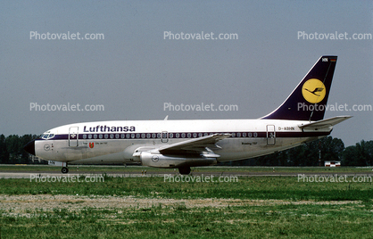 D-ABHN, Boeing 737-230, Lufthansa, JT8D