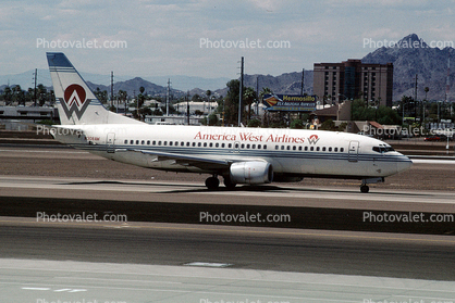 N308AW, Boeing 737-3G7, America West Airlines AWE, 737-300 series