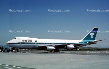 N741TV, Boeing 747-271C, Transamerica Airline, CF6-50E2, CF6