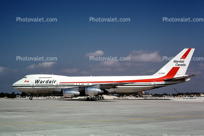 C-GXRD, Boeing 747-211B, Wardair, CF6-50E2, CF6