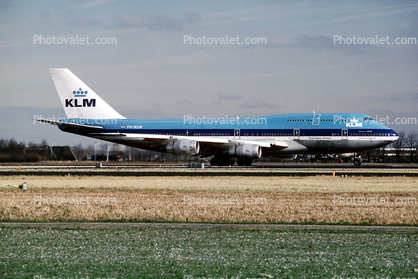 PH-BUM, Boeing 747-206B, KLM Airlines, CF6-50E2, CF6