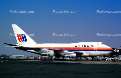 N148UA, Boeing 747-SP21, 747SP, United Airlines UAL, JT9D, JT9D-7A