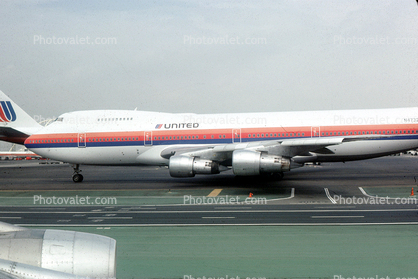 N4732U, United Airlines UAL, Boeing 747-122, 747-100 series