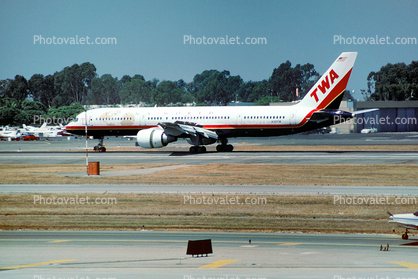 N701TW, Trans World Airlines TWA, Boeing 757-2Q8, 757-200 series, RB211-535 E4, RB211