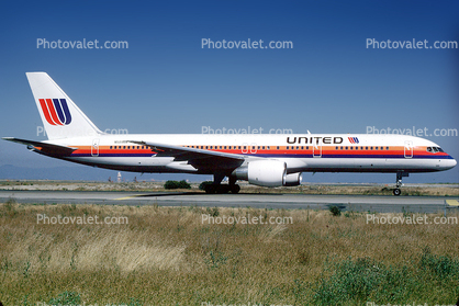 N509UA, United Airlines UAL, Boeing 757-222, 757-200 series