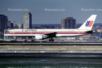 N564UA, United Airlines UAL, Boeing 757-222, 757-200 series, PW2037, PW2000