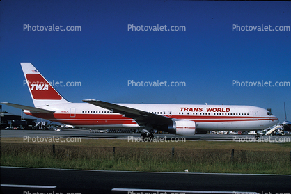 N691LF, Trans World Airlines TWA, Boeing 767-330ER, PW4060, PW4000, 767-300 series