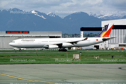 F-GHPJ, Airbus A340-313X, Philippine Airlines PAL, CFM56-5C4, CFM-56, CFM56
