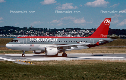 D-AVWA, Airbus A319 CJ, Northwest Airlines NWA, A319 series