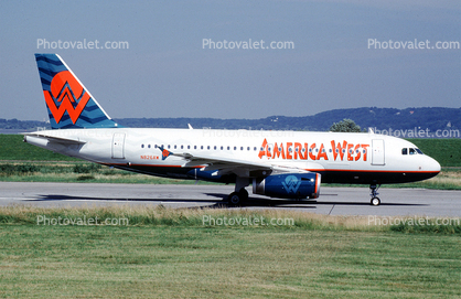 N826AW, Airbus A319-132, America West Airlines AWE, A319 series, V2524-A5, V2500