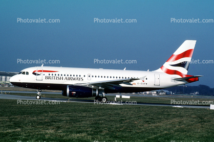 G-EUPW, Airbus A319-131, A319 series, British Airways BAW, V2522-A5, V2500