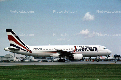 N484GX, LACSA, Airbus A320-212 series, CFM56