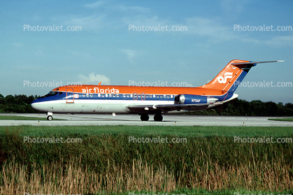 N70AF, Air Florida FLZ, DC-9-15RC, JT8D