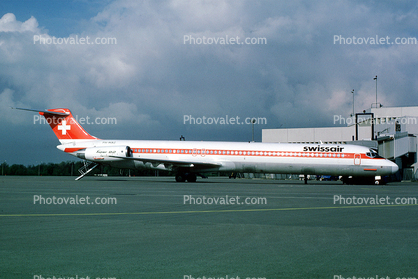 PH-MBZ, McDonnell Douglas MD-82, SwissAir, JT8D