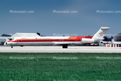 N9802F, McDonnell Douglas MD-82, (DC-9-82), British West Indies Airlines