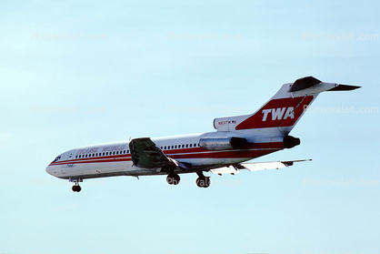 N831TW, Boeing 727-031, Trans World Airlines TWA, JT8D-7B, JT8D January 2000