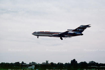 N844TW, Trans World Airlines TWA, Boeing 727-31, January 2000, JT8D