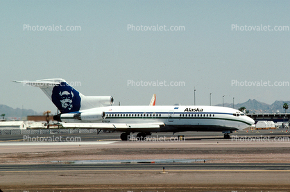 N7829A, Boeing 727-116, Alaska Airlines ASA, JT8D-7B, JT8D, 727-100 series
