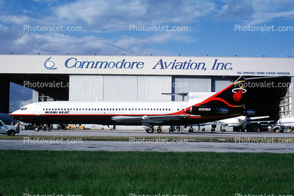 N727NK, Miami Heat, Boeing 727-212, JT8D, JT8D-17, Commodore Aviation, 727-200 series
