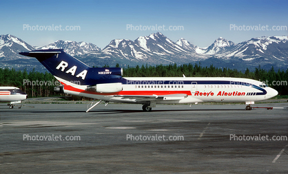 N831RV, Reeve Aleutian, Boeing 727-022C, JT8D-7B, JT8D