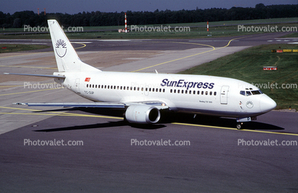 TC-SUP, Sun Express, Boeing 737-3Y0, 737-300 series, CFM56-3B1, CFM56