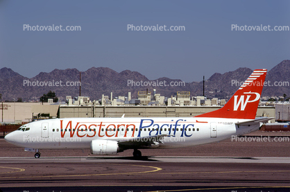 N960WP, Boeing 737-3L9, Western Pacific Airlines KMR, 737-300 series, CFM56-3B2, CFM-56, CFM56
