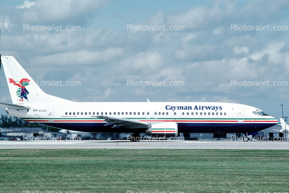 VR-CAA, Cayman Airways, Boeing 737-4Q8, Boeing 737-400 series, CFM56-3C1, CFM56